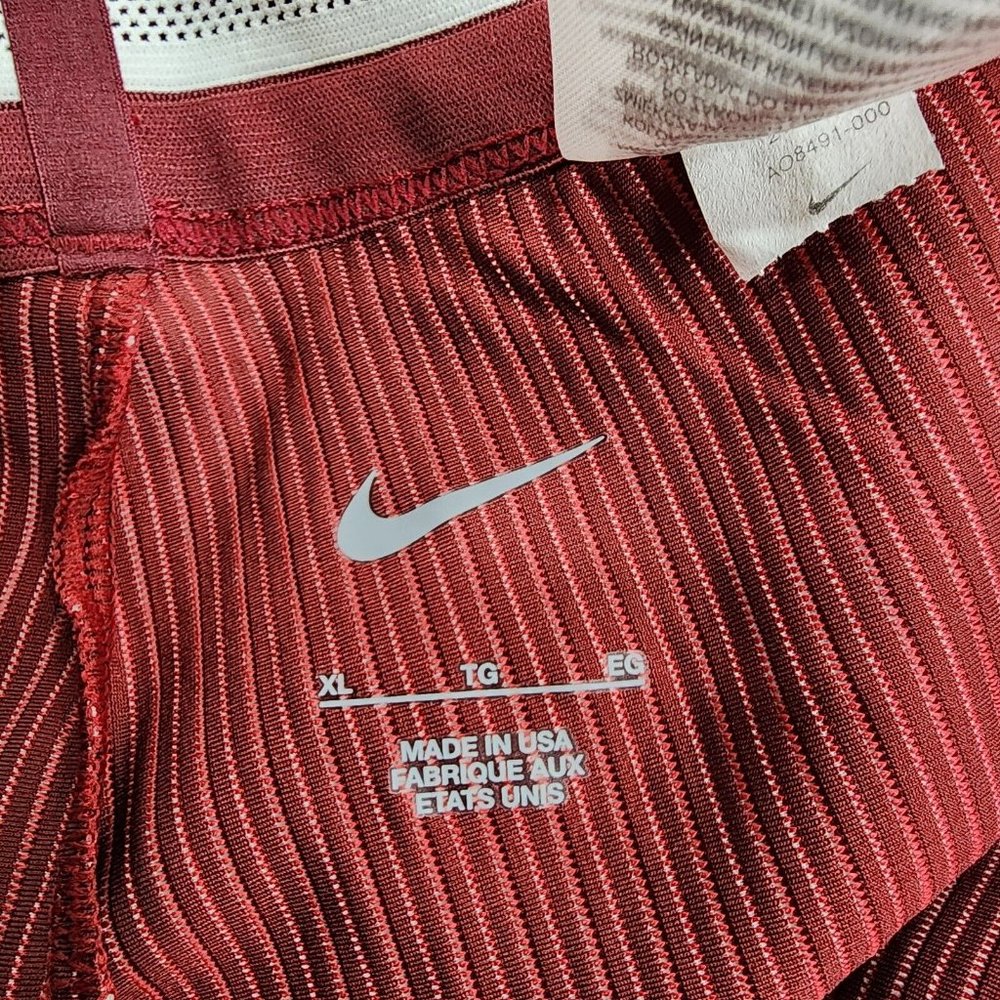 Nike Pro Elite Official Racing Tights Red Made in USA Mens Sz XL AO8491-000 New - Picture 12 of 12
